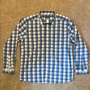 Patagonia blue plaid Men's Shirt